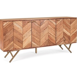 Credenza 3 ante in legno Raida Bizzotto